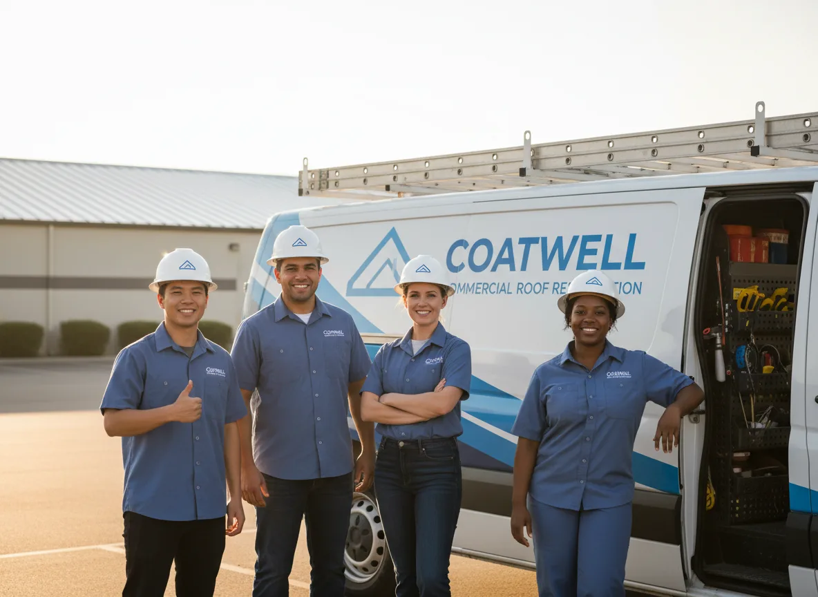 Commercial roof coating company in Woodbury, NY